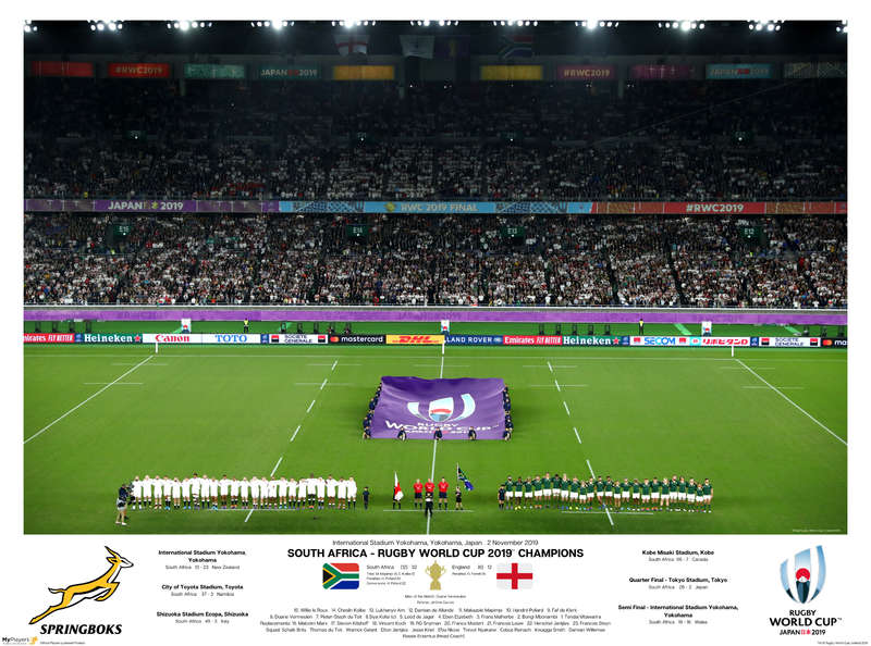 Rugby World Cup Final 2019 Limited Edition Poster