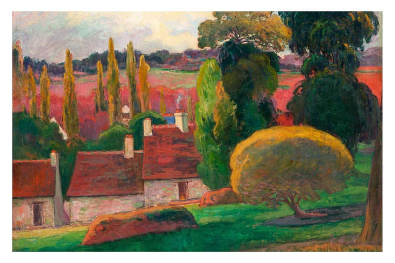 A Farm in Brittany by Paul Gauguin - Art Poster