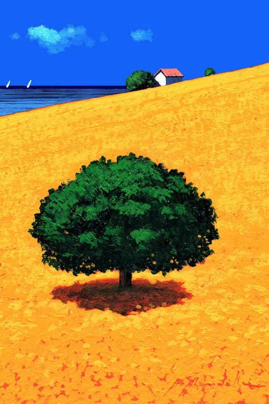 Gio Mondelli - Albero in Collina Art Print