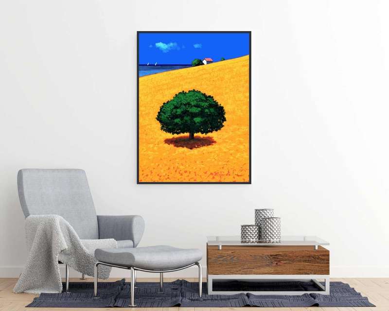Gio Mondelli - Albero in Collina Art Print