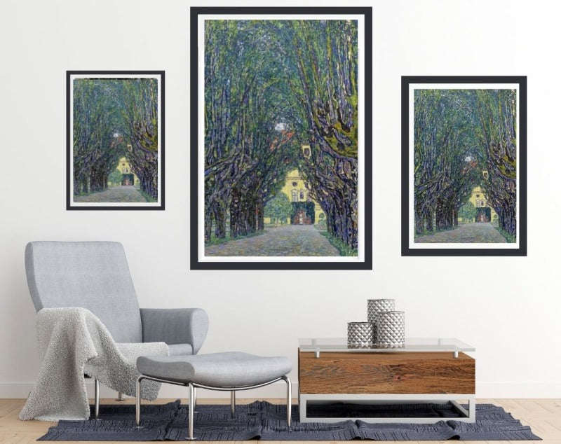Allee at Schloss Kammer by Gustav Klimt - Art Poster