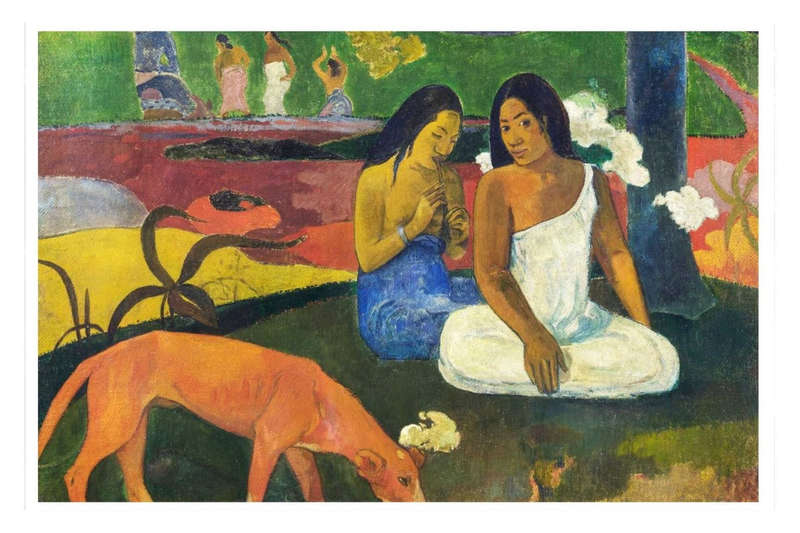 Arearea (1892) by Paul Gauguin - Art Poster