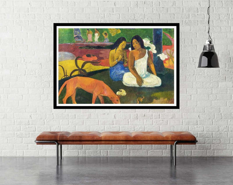 Arearea (1892) by Paul Gauguin - Art Poster