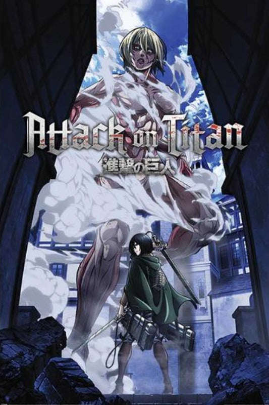Attack on Titan S3 (Female Titan Approaches) Poster