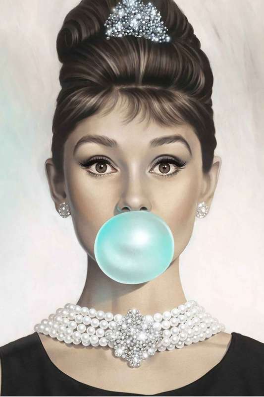 Audrey Hepburn - Bubblegum Poster