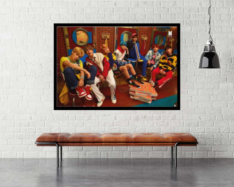 BTS K-Pop: Pizza Poster