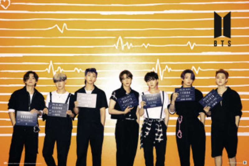 BTS K-Pop: Police Station Poster