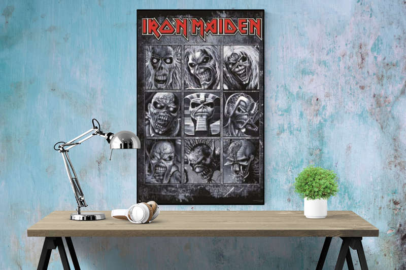 Iron Maiden - Many Faces of Eddie - Poster - Poster only