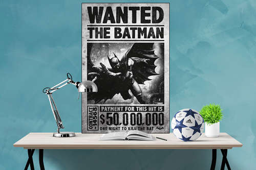 Batman Arkham Origins - Wanted The Batman - Poster - Poster only