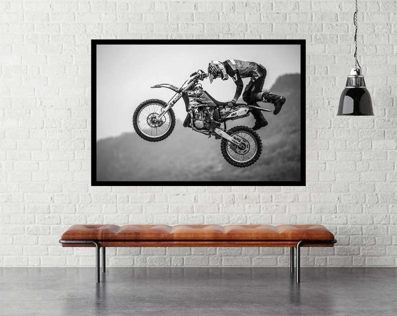 Battle Of Transcendence 01 by Zhou Chengzhou - MotoX Sport Poster