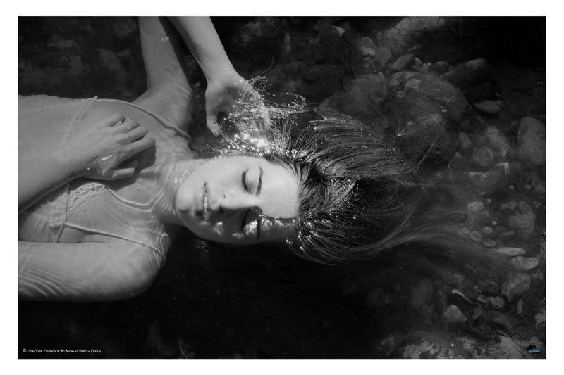 Be Water by Olga Mest - Portrait Photography poster