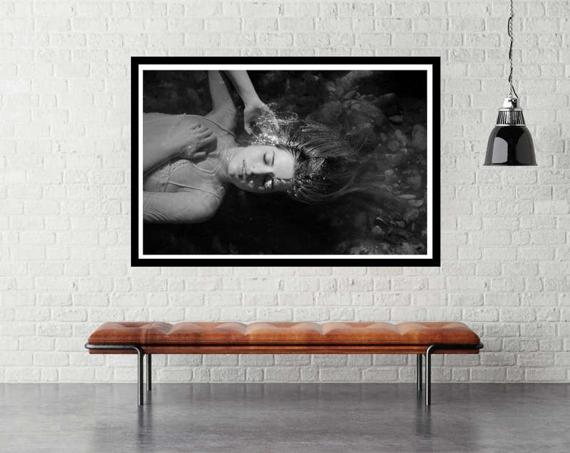 Be Water by Olga Mest - Portrait Photography poster
