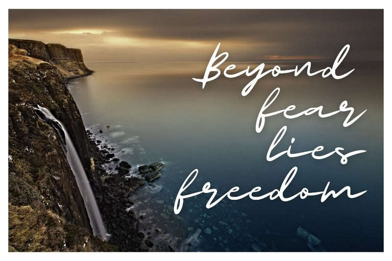 EgoAmo Original - Beyond Fear Lies Freedom Poster