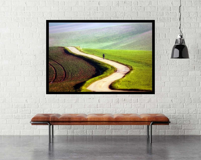 Bicyclist by Piotr Krol (bax) - Mountain Biking Poster