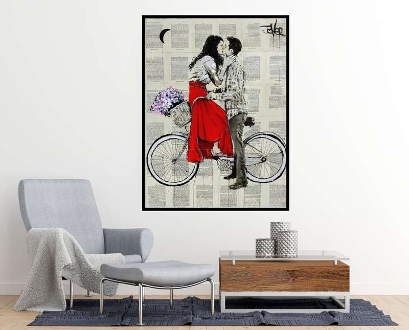 Loui Jover - Bike Days Art Print