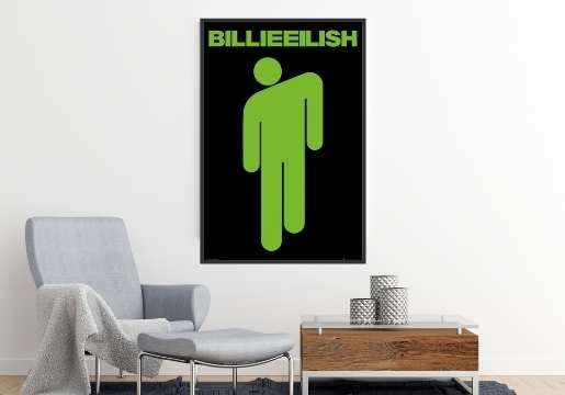 Billie Eilish - Stickman Music Poster