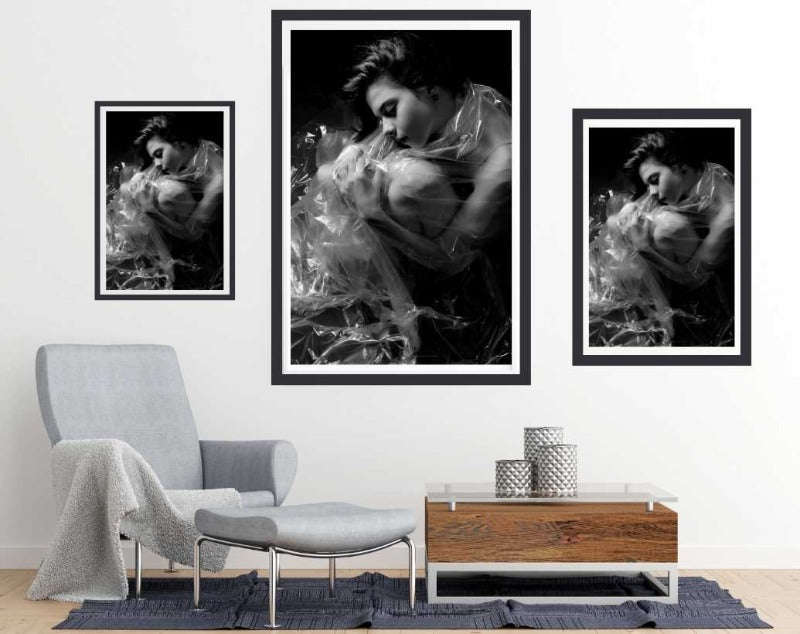Blind Smoke by Olga Mest - Portrait Photography poster