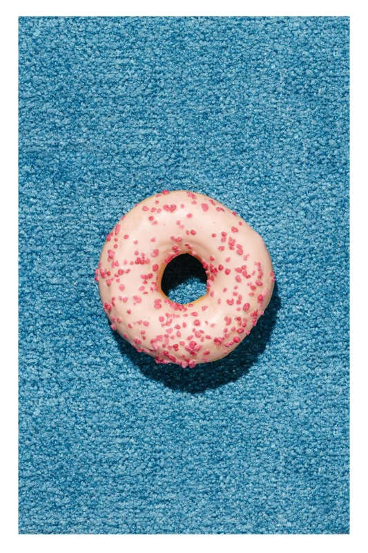 Blue Doughnut  - Fashion Poster