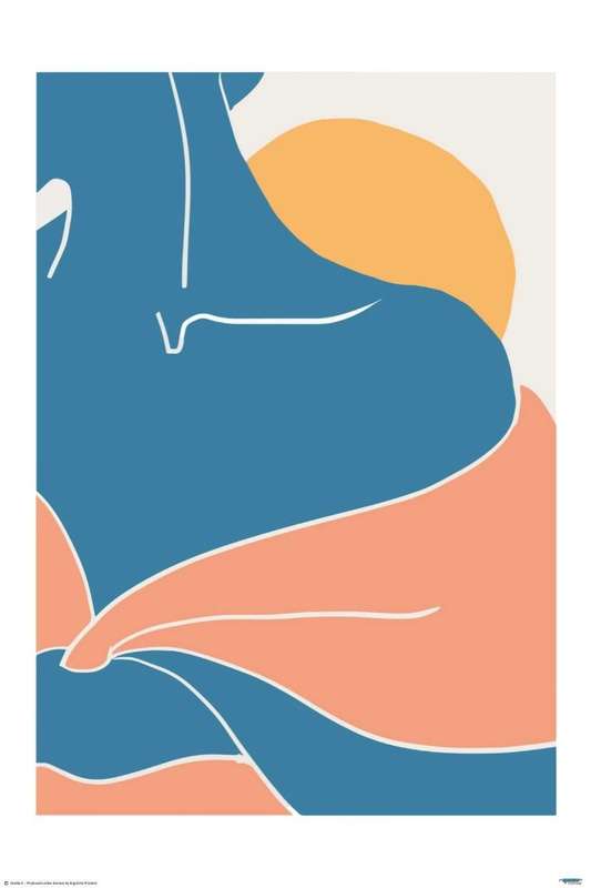 Blue Shoulder - Art Poster