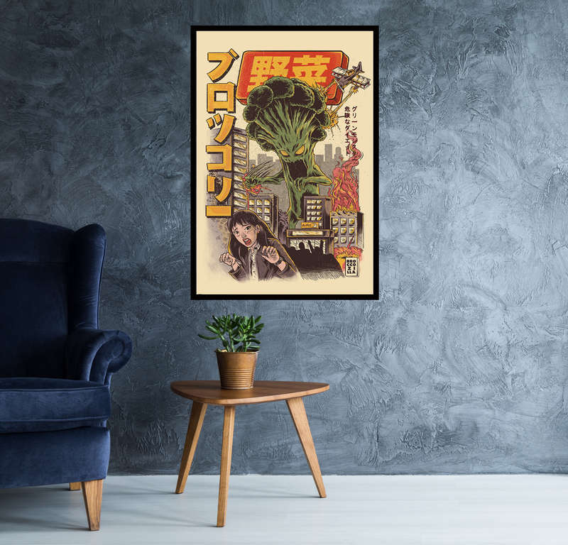 Broccozilla: Art Poster