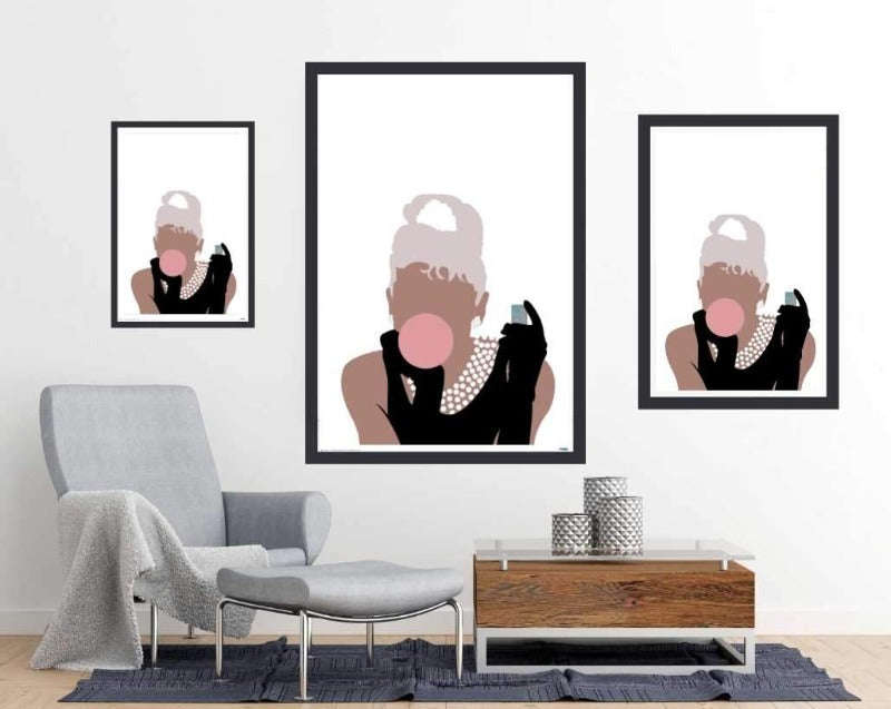 Bubblegum Girl - Art Poster