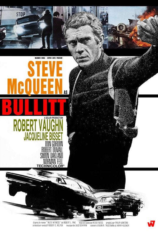 Bullitt - Steve McQueen Poster