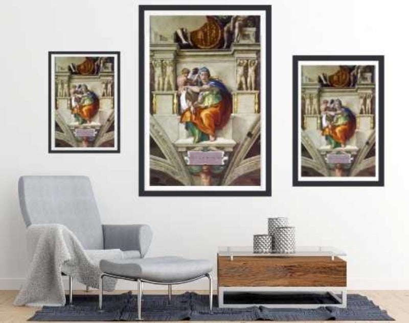 Delphic Sibyl by Michelangelo - Art Poster