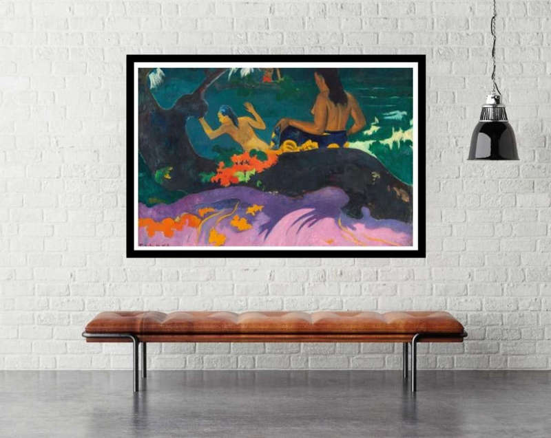 By the Sea (Fatata te Miti) by Paul Gauguin - Art Poster