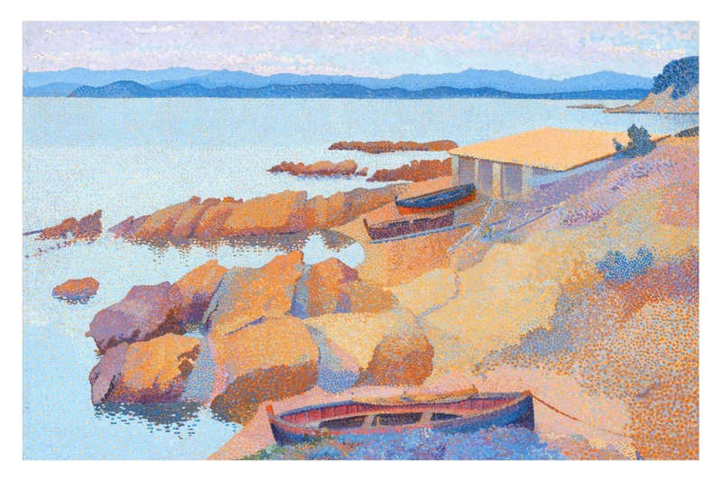 Calanque des Antibois BY Henri Edmond Cross- Art Poster