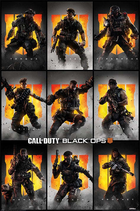 Call of Duty - Black Ops Characters Poster