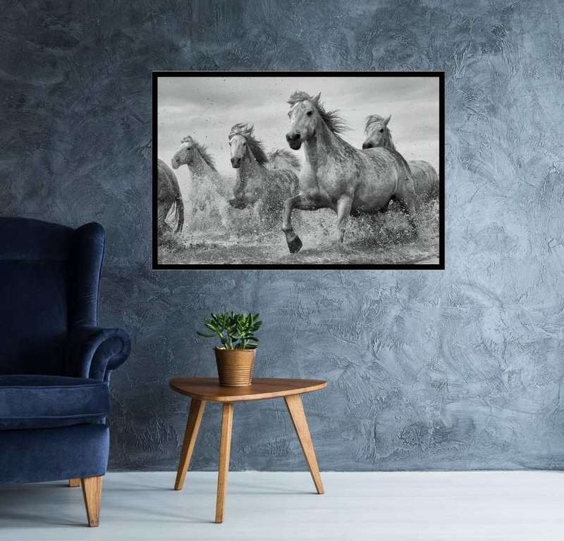 Camargue Horses Wall Art Poster