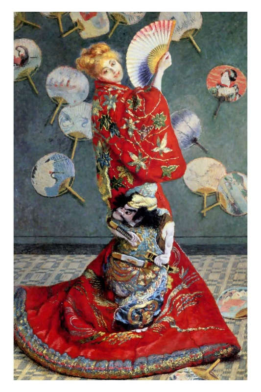 Camille Monet In Japanese Costume (1876) by Claude Monet - Art Poster