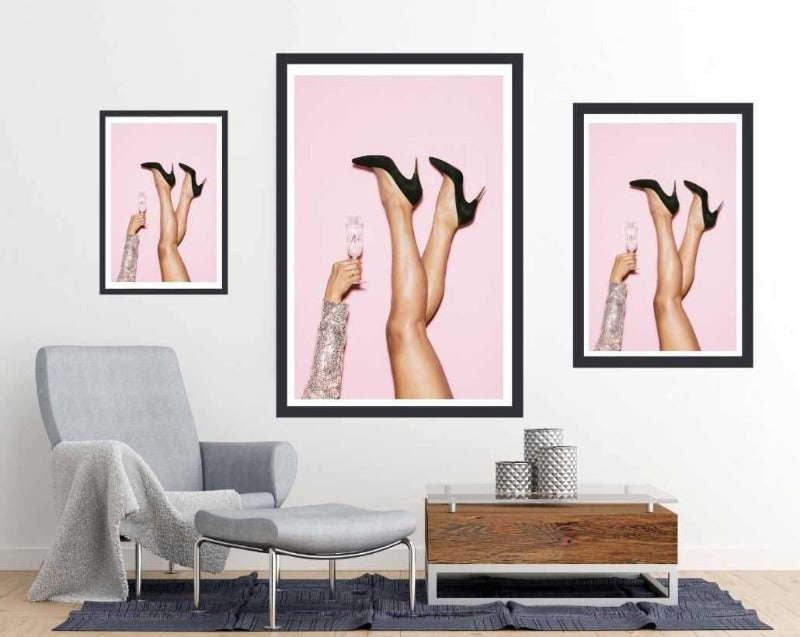 Cheers Disco Heels - Fashion Poster