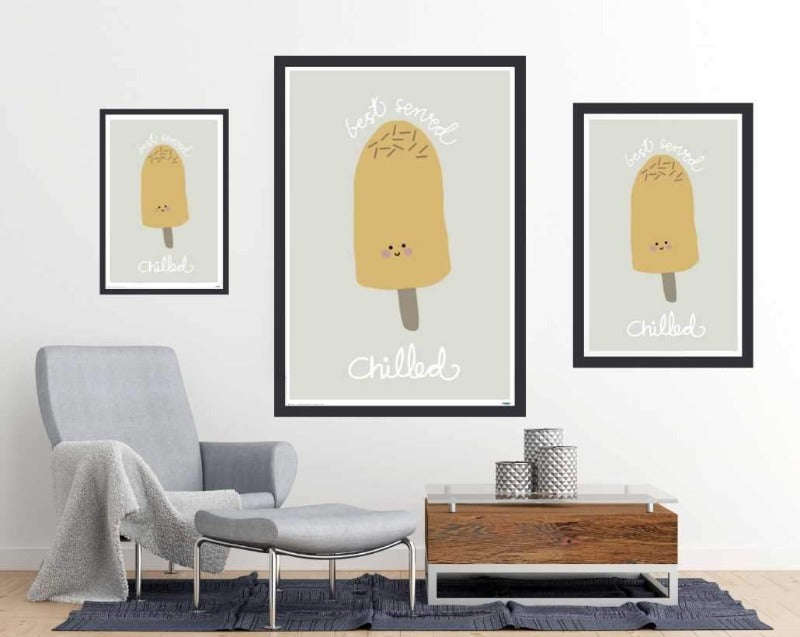 Chilled Ice Cream - Art Poster