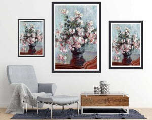 Chrysanthemums (1882) by Claude Monet - Art Poster