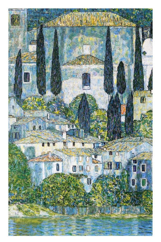 Church in Cassone by Gustav Klimt - Art Poster