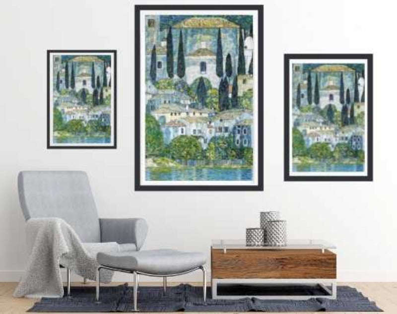 Church in Cassone by Gustav Klimt - Art Poster