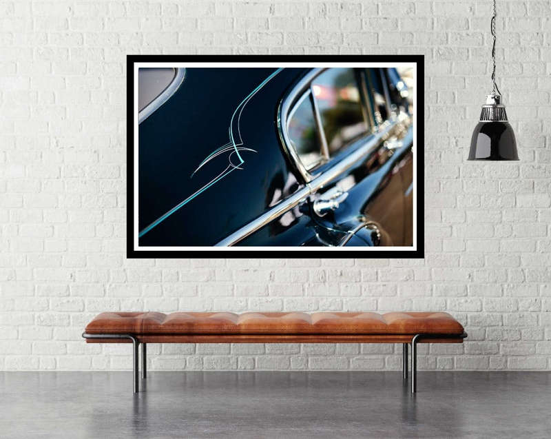 Classic Car Detail by Tim Mossholder  - Classic car Photography poster