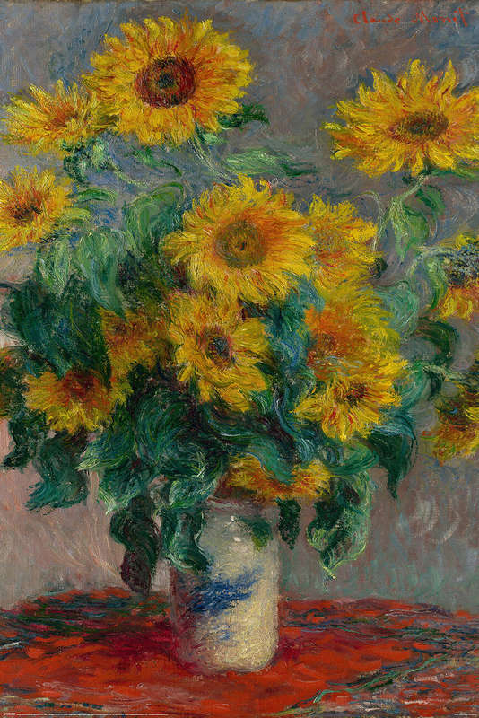 Claude Monet - Bouquet of Sunflowers Poster