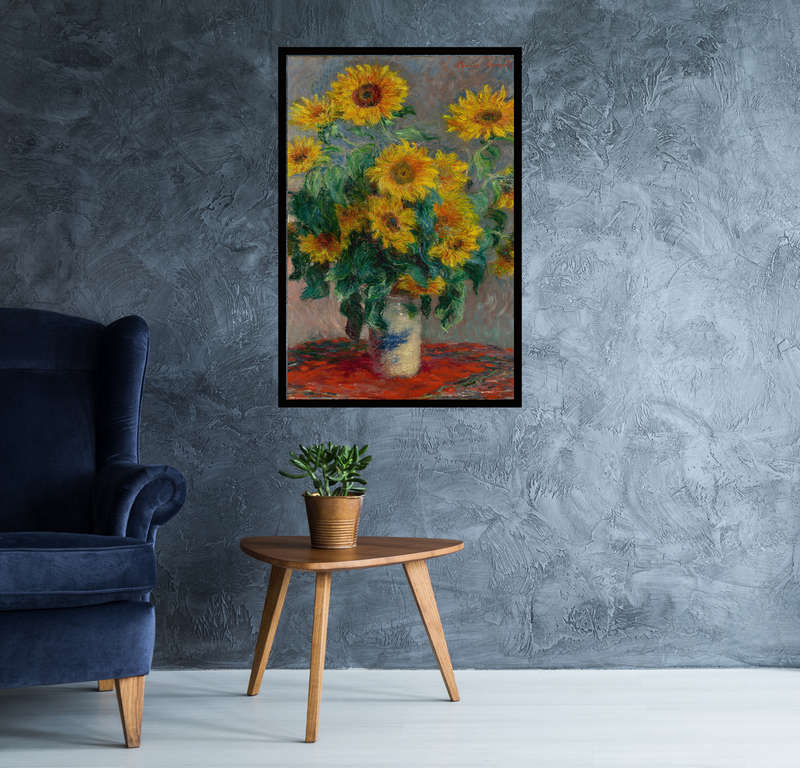 Claude Monet - Bouquet of Sunflowers Poster
