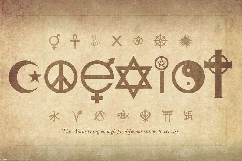 Coexist - The World is Big Enough Poster