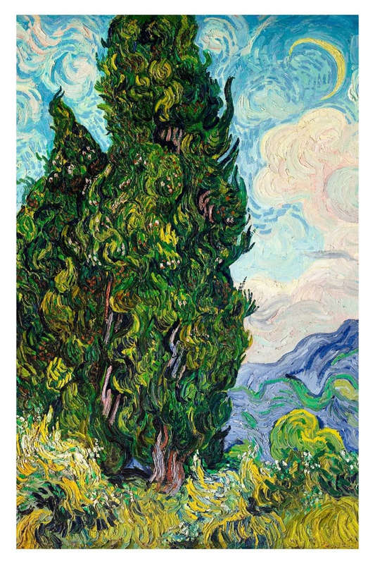 Cypress by Vincent van Gogh - Art Poster