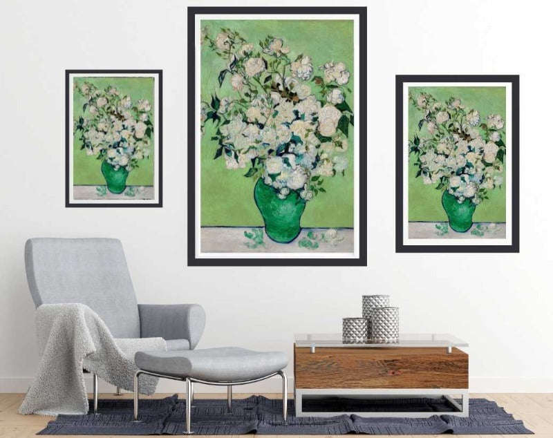 Roses by Vincent van Gogh - Art poster
