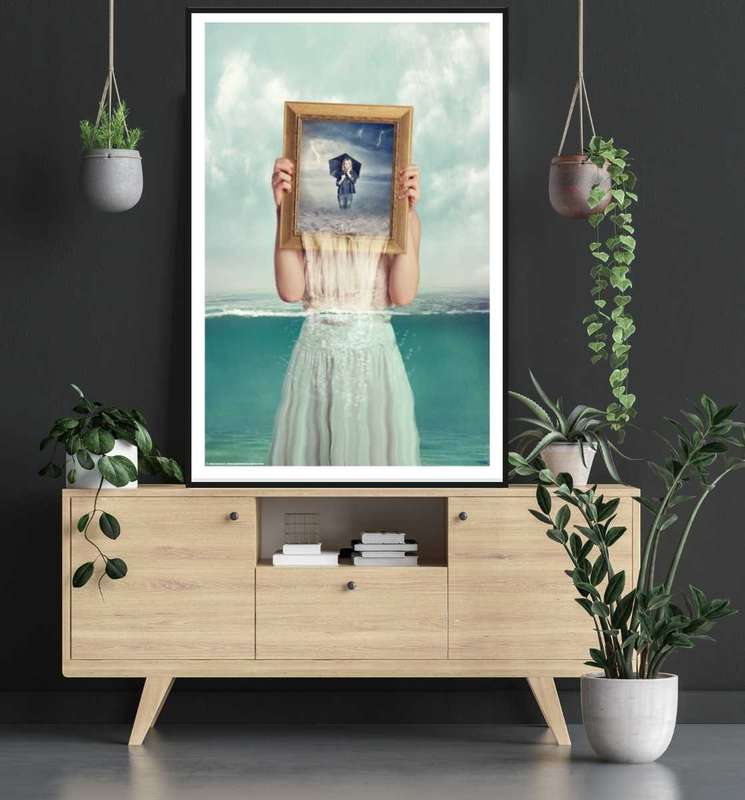 Deeper by Baden Bowen - Surrealism Art Poster