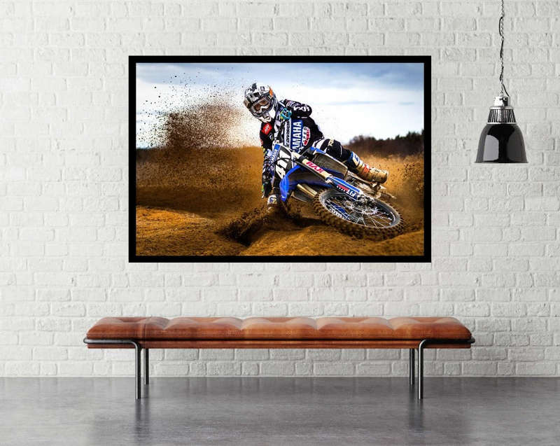 Desert King by Attila Szabo - Sport Poster