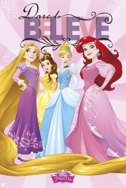Disney Princesses - Dare to Believe Poster