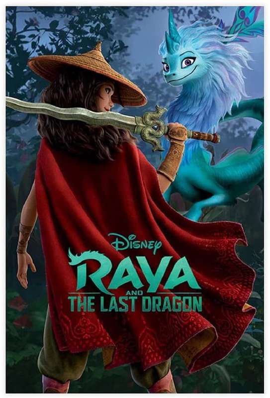 Disney's Raya - The Last Dragon Movie Poster