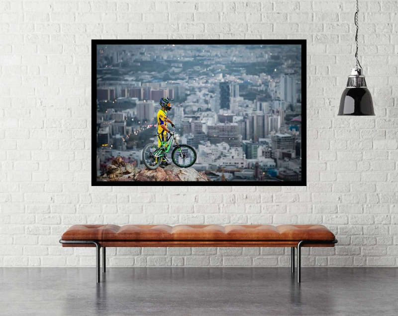 Downhill by Ehsan Minaeian - BMX Bike Poster