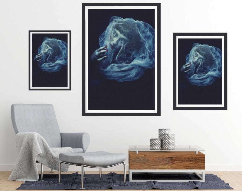Drowning by Antonella Renzulli - Portrait Photography poster