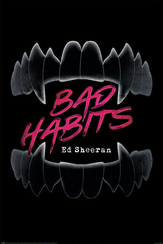 Ed Sheeran - Bad Habits Music Poster